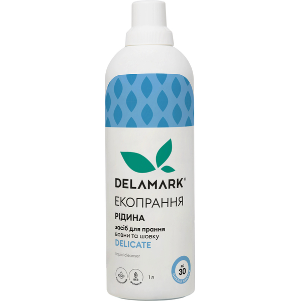 Жидкий стиральный порошок DeLaMark Delicate, 1 л - Pampik