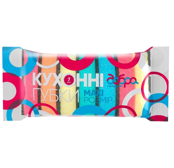 Губки кухонные Добра Господарочка Макси, 7 шт. - Pampik