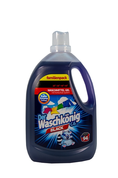 Гель для стирки Der Waschkonig Black, 3.305 л - Pampik