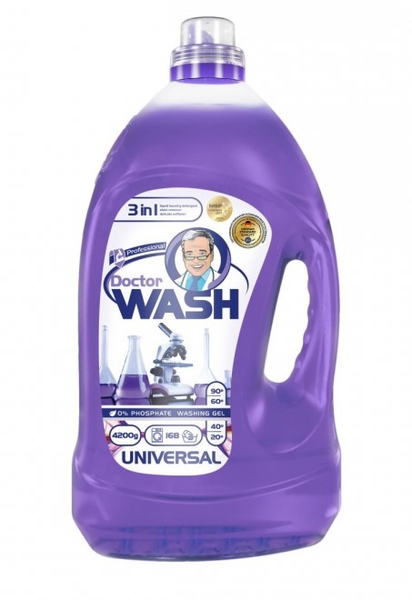 Гель для стирки Doctor Wash Universal, 4.2 л - Pampik - 2