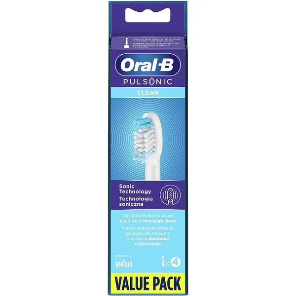 Насадки для электрической зубной щетки Oral-B Pulsonic Clean, 4 шт. - Pampik - 2
