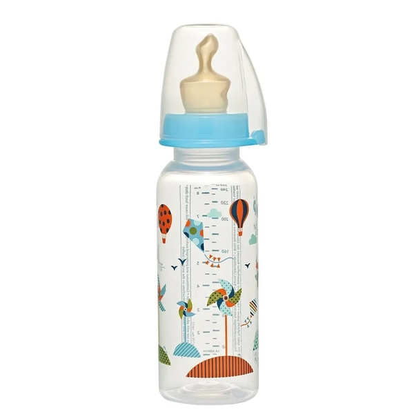 Бутылочка для кормления Nip PP, 250 мл, голубой (35007) - Pampik