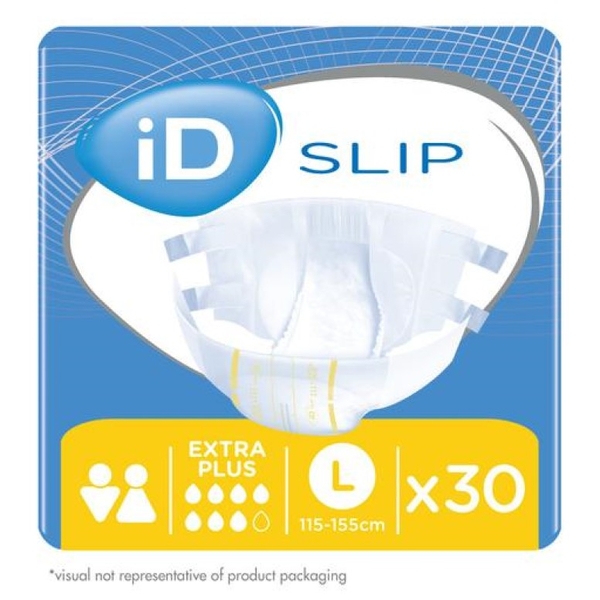 Підгузки для дорослих iD SLIP Extra Plus Large, 30 шт. - Pampik