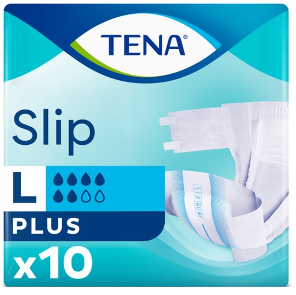 Підгузники для дорослих Tena Slip Plus Large, 10 шт. - Pampik