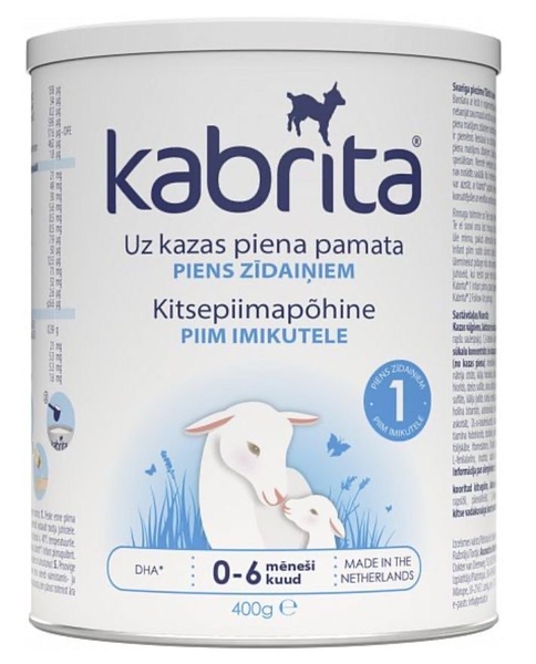 Суха молочна суміш на козячому молоці Kabrita 1, 400 г - Pampik