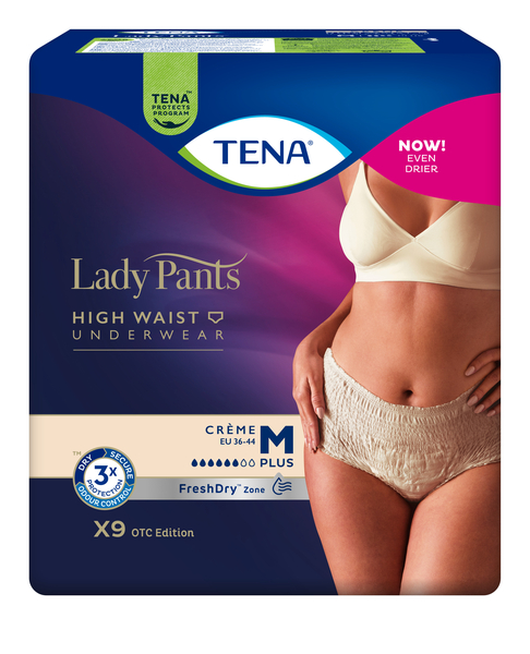 Урологічні труси для жінок Tena Lady Pants Plus M, 9 шт. - Pampik - 2