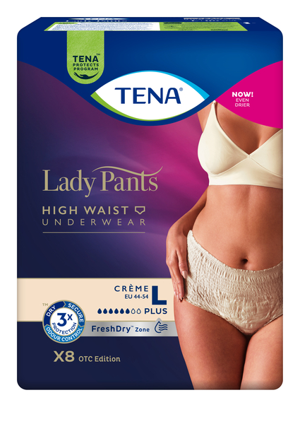 Урологічні труси для жінок Tena Lady Pants Plus L, 8 шт. - Pampik - 2
