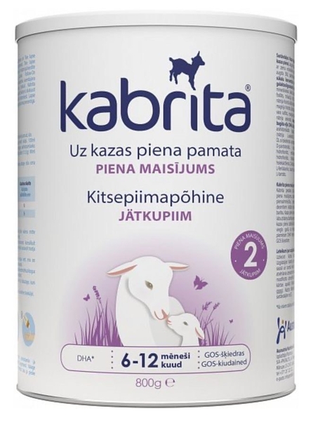 Суха молочна суміш на козячому молоці Kabrita 2, 800 г - Pampik
