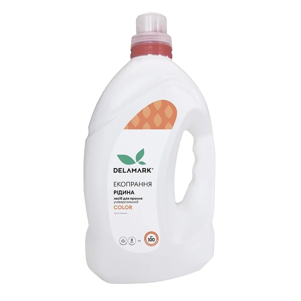 Рідина для прання De La Mark Color, 4 л - Pampik