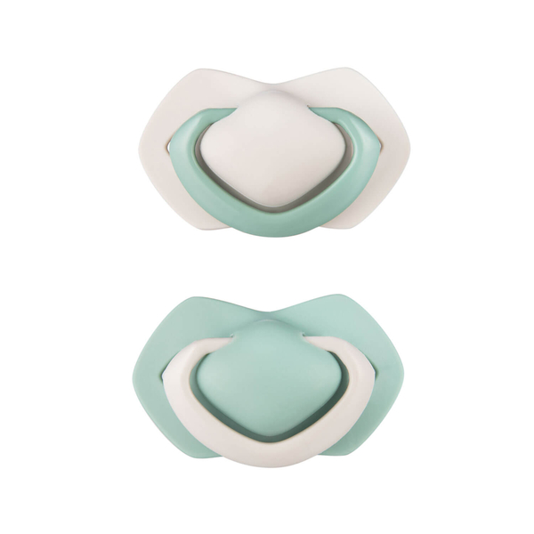 Силіконова симетрична пустушка Canpol Babies Pure Color, бежевий, 0-6 міс., 2 шт. (22/644_bei) - Pampik