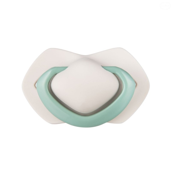 Силіконова симетрична пустушка Canpol Babies Pure Color, бежевий, 0-6 міс., 2 шт. (22/644_bei) - Pampik - 3