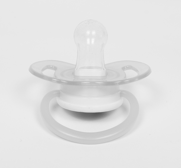 Пустышка силиконовая Курносики Я люблю маму, круглая, 6-12+ мес., розовый (7015 6+ л.м) - Pampik - 2