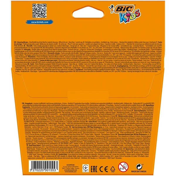 Фломастеры BIC Kids Visaquarelle, 10 шт. (828964) - Pampik - 2