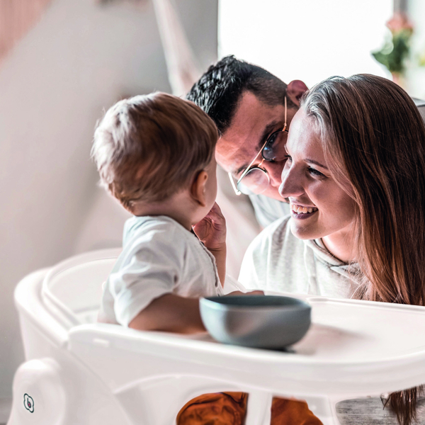 Стульчик для кормления BabyGO Levels 5 в 1, белый (51011) - Pampik - 12