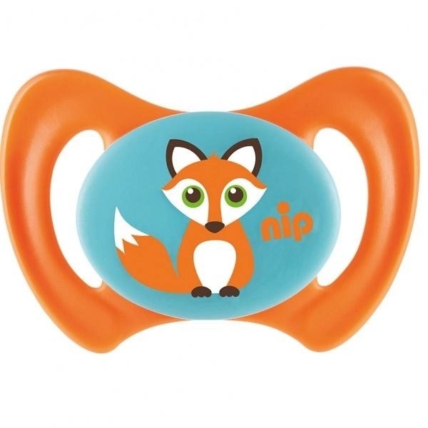 Пустышка Nip Miss Dent №3 Лис, 13-32 мес., оранжевый (31802) - Pampik