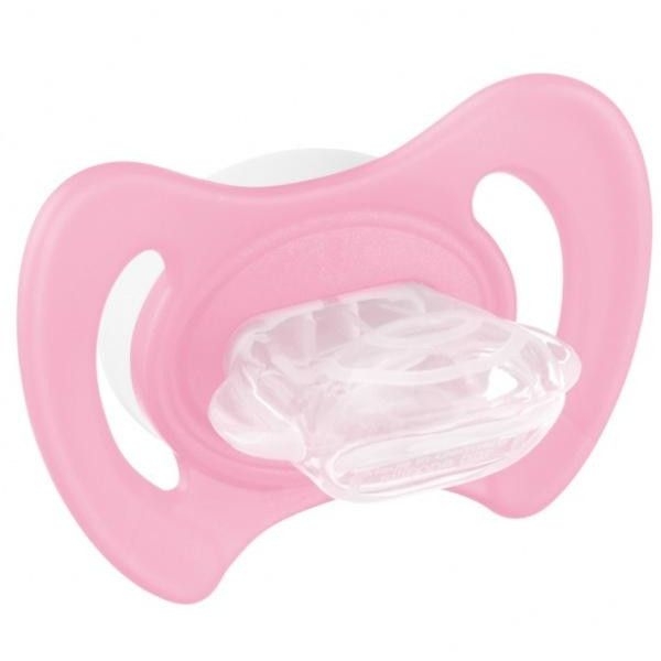 Пустышка Nip Miss Dent №3 Совы, 13-32 мес., розовый (31802) - Pampik - 2