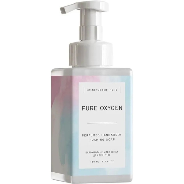 Парфюмированное мыло-пенка для рук и тела Mr.Scrubber Pure Oxygen, 450 мл - Pampik