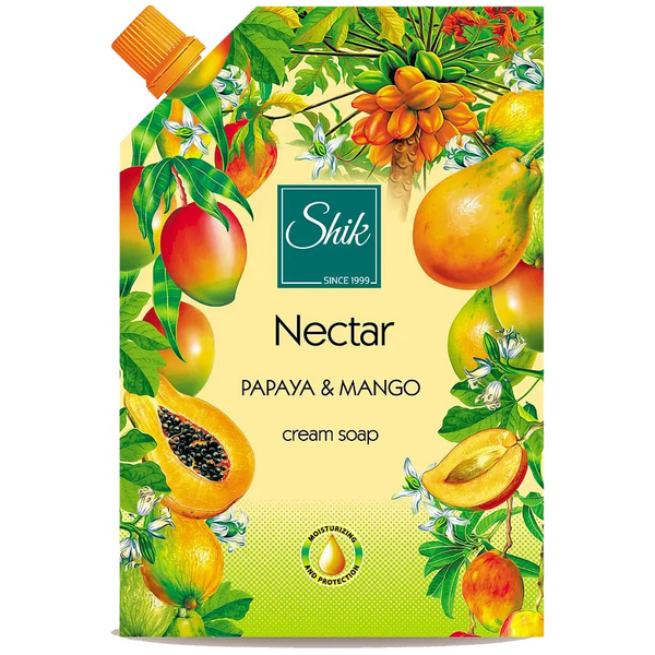 Крем-мило рідке Shik Nectar Папайя і Манго, дой-пак, 460 г - Pampik