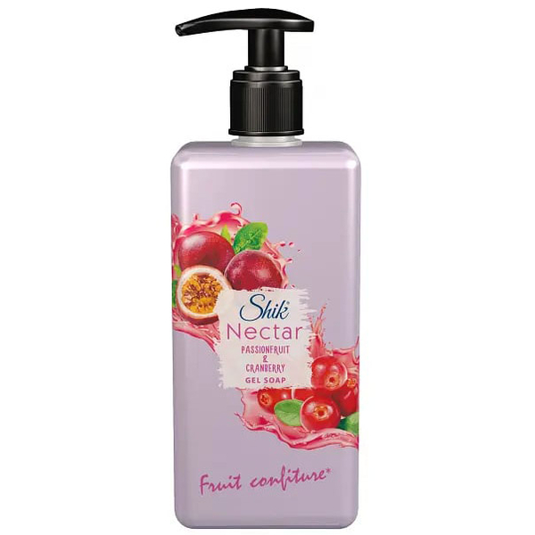 Гель-мило рідке Shik Nectar Маракуя та журавлина, 450 мл (37037) - Pampik