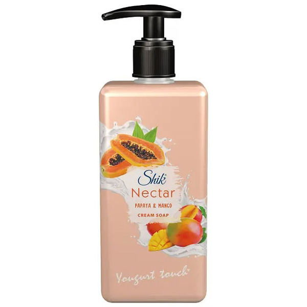 Крем-мило рідке Shik Nectar Папайя та манго, 450 мл (37039) - Pampik