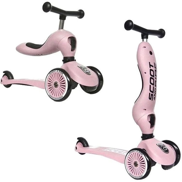 Самокат Scoot and Ride Highwaykick-1, рожевий (SR-160629-ROSE) - Pampik