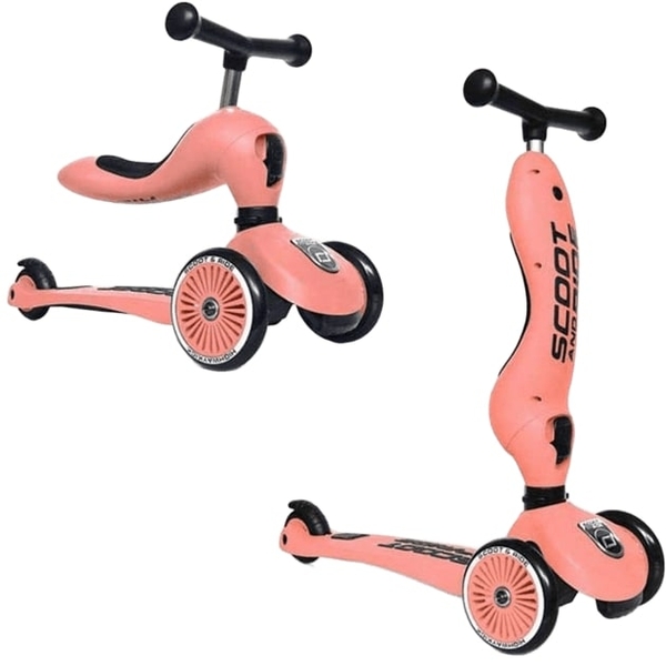 Самокат Scoot and Ride Highwaykick-1, персиковий (SR-160629-PEACH) - Pampik