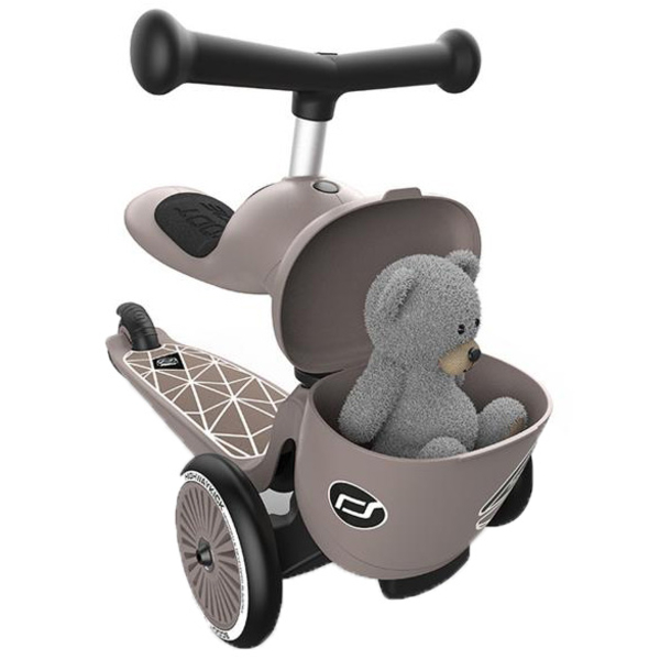 Самокат Scoot and Ride Highwaykick-1 Lifestyle, коричневий (SR-210621-BROWNLINES) - Pampik - 6