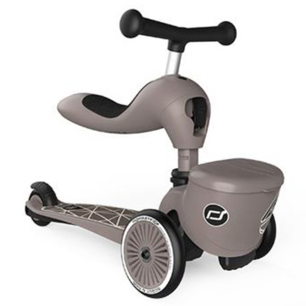 Самокат Scoot and Ride Highwaykick-1 Lifestyle, коричневий (SR-210621-BROWNLINES) - Pampik - 5