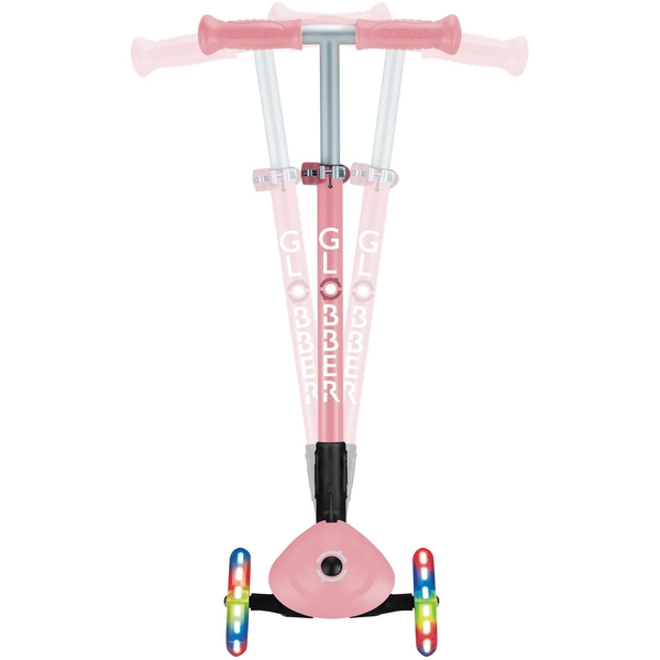 Самокат Globber Primo Foldable Lights, пастельно-розовый (432-211-3) - Pampik - 5