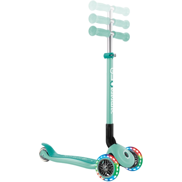 Самокат Globber Primo Foldable Lights, мятный (432-206-3) - Pampik - 3