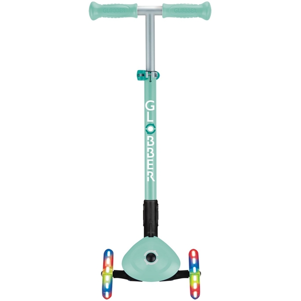 Самокат Globber Primo Foldable Lights, мятный (432-206-3) - Pampik - 2
