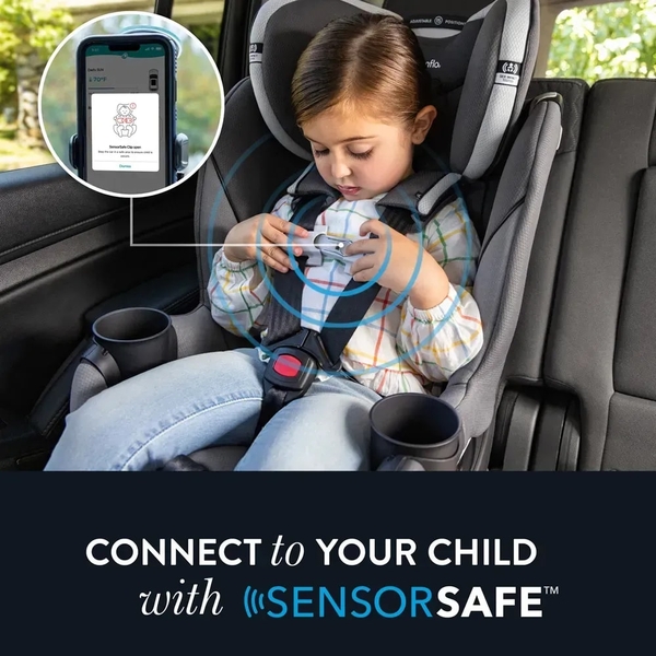 Автокрісло Evenflo Gold SensorSafe Revolve 360 Slim Obsidian Black (032884203109) - Pampik - 16