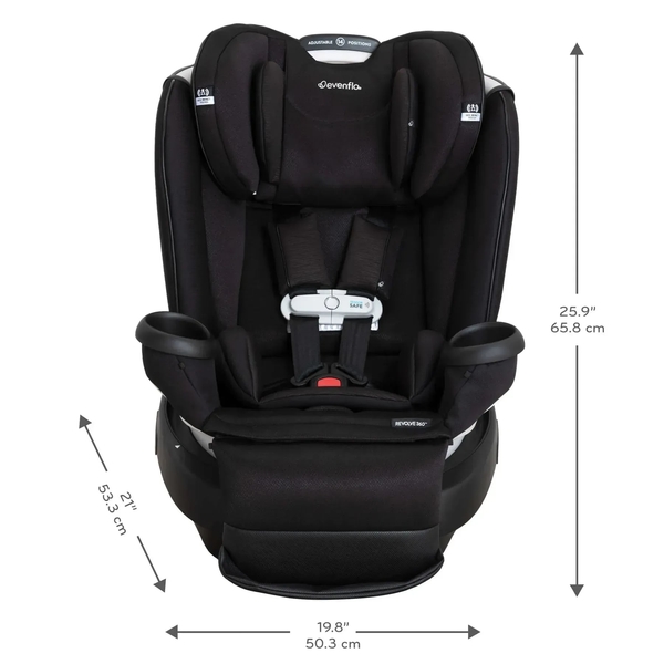 Автокрісло Evenflo SensorSafe Revolve 360 LX Onyx Black (032884203468) - Pampik - 7