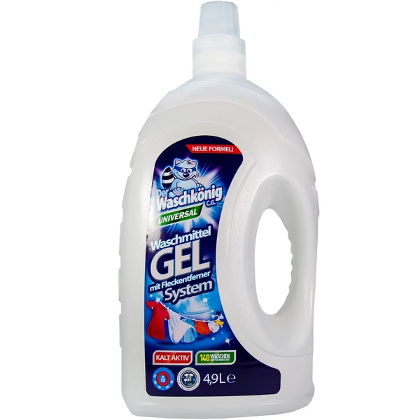 Гель для прання Der Waschkonig Universal, 4,9 л (040-6982) - Pampik