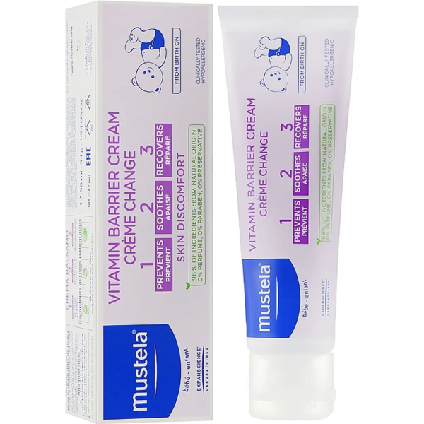 Витаминизированный защитный крем под подгузник Mustela bebe, 50 мл - Pampik - 2