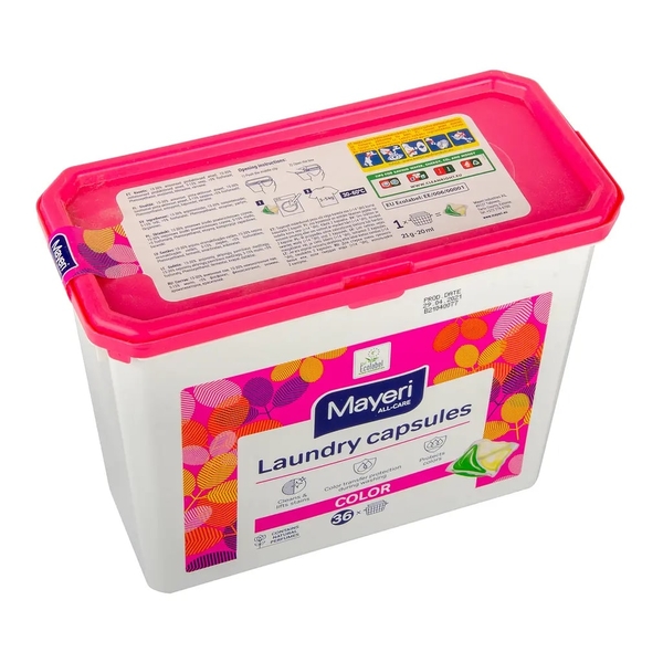 Капсули для прання кольорових речей Mayeri, 36 шт. (MLCC36) - Pampik - 2