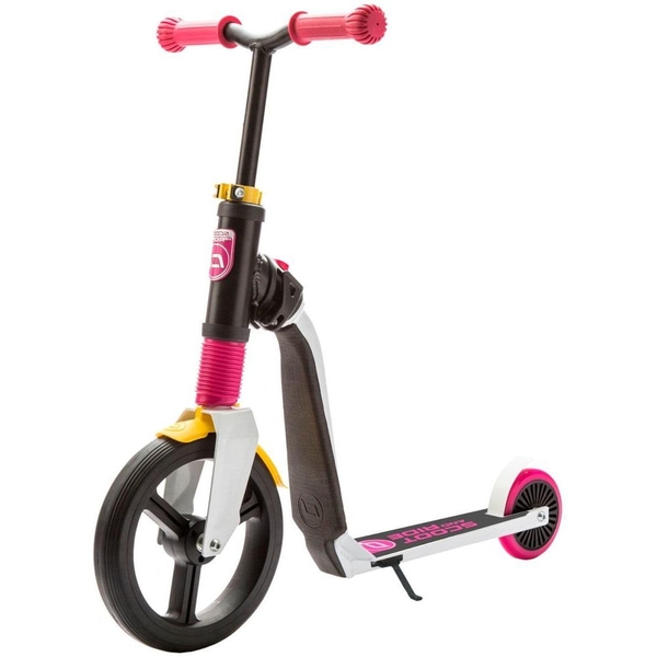 Самокат-трансформер Scoot and Ride Highwayfreak, разноцветный (SR-202310-WHITE-PINK-YELLOW) - Pampik