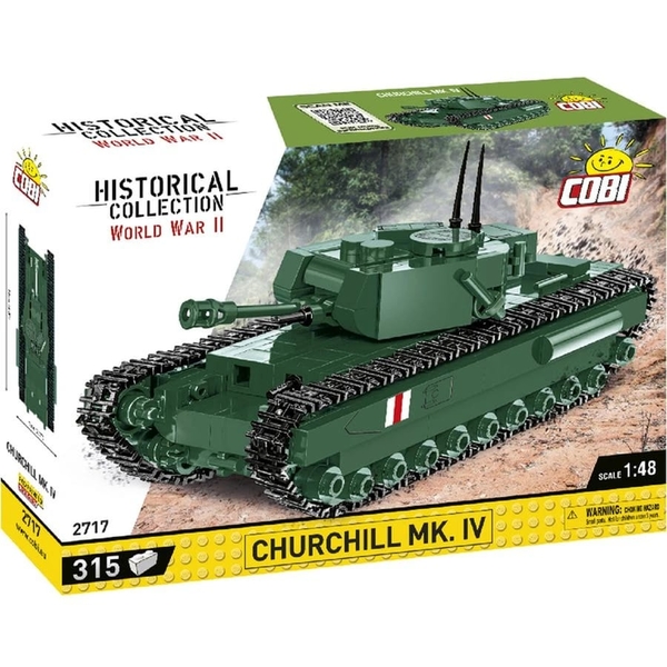 Конструктор Cobi Друга Світова Війна Танк Mk IV Черчилль (A22), 315 деталей (COBI-2717) - Pampik