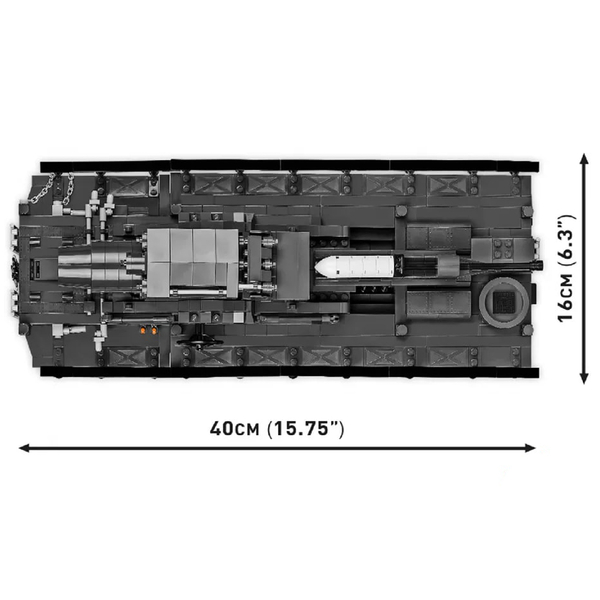 Конструктор Cobi Самоходная мортира Карл, 1:28, 1574 деталей (COBI-2560) - Pampik - 10