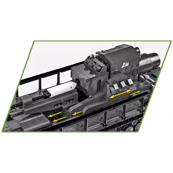 Конструктор Cobi Самоходная мортира Карл, 1:28, 1574 деталей (COBI-2560) - Pampik - 7