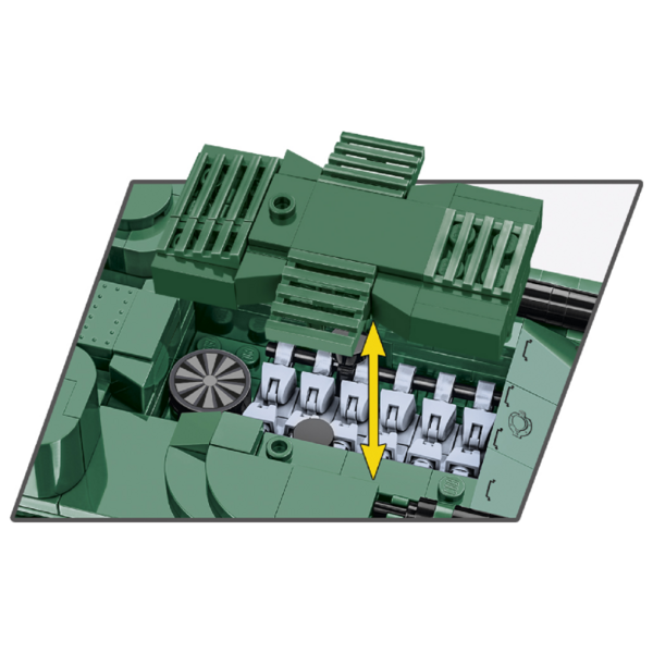 Конструктор Cobi Первая Мировая Война Танк Віккерс A1E1 Независимый, 886 деталей (COBI-2990) - Pampik - 6