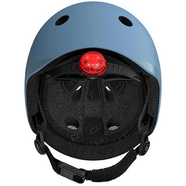 Шолом захисний Scoot and Ride з ліхтариком, р.S/M, синій (SR-190605-STEEL) - Pampik - 8