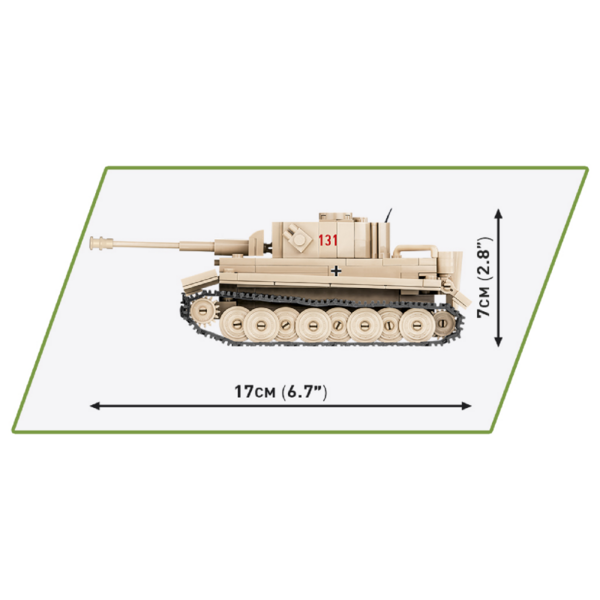Конструктор Cobi Вторая Мировая Война Танк Тигр 131, 340 деталей (COBI-2710) - Pampik - 5