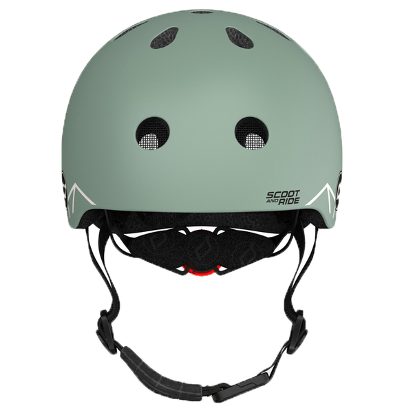 Шолом захисний Scoot and Ride з ліхтариком, р.XXS/XS, зелений (SR-181206-GREENLINES) - Pampik - 3