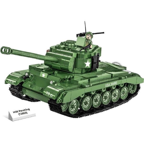 Конструктор Cobi Танк M26 ПершІнг, 1:28, 904 деталі (COBI-2564) - Pampik - 4