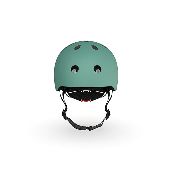Шолом захисний дитячий Scoot and Ride з ліхтариком, розмір S/M (51-53 см), зелений (SR-190605-FOREST) - Pampik - 4