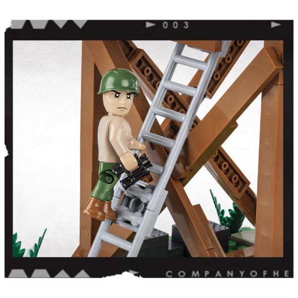 Конструктор Cobi Company of Heroes 3 USA Центр Авиаподдержки, 652 детали (COBI-3042) - Pampik - 5