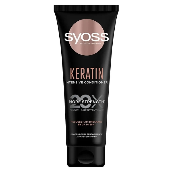 Інтенсивний кондиціонер Syoss Keratin для ламкого волосся, 250 мл - Pampik