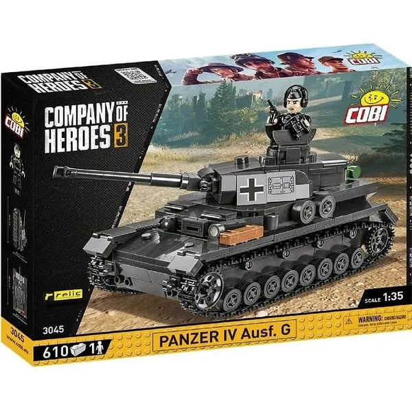 Конструктор Cobi Company of Heroes 3 Танк Panzer IV, 610 деталей (COBI-3045) - Pampik