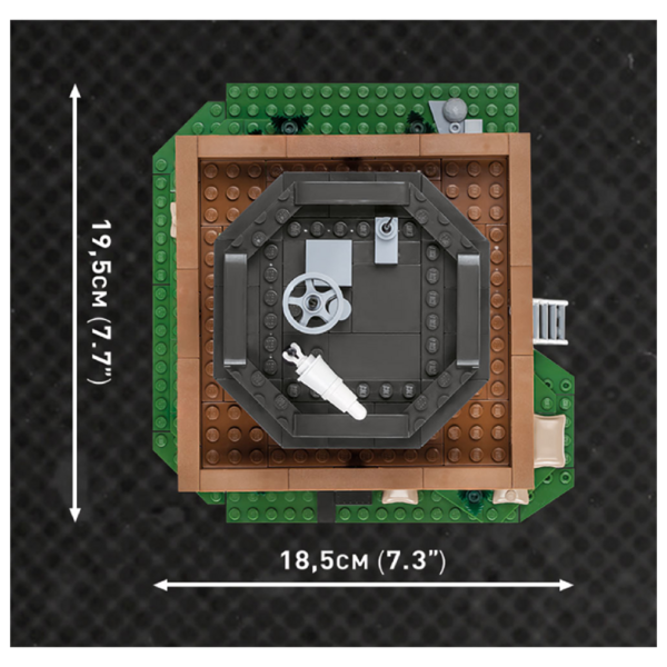 Конструктор Cobi Company of Heroes 3 USA Центр Авиаподдержки, 652 детали (COBI-3042) - Pampik - 9